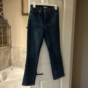 Good American, Good Straight ankle jeans. Size 8/29.